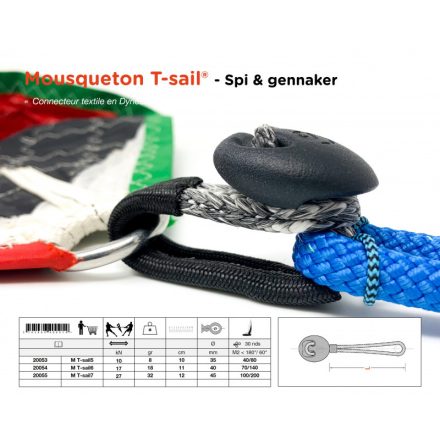Dyneema® gyorskioldó sekli spinnakerhez | M T-Sail®