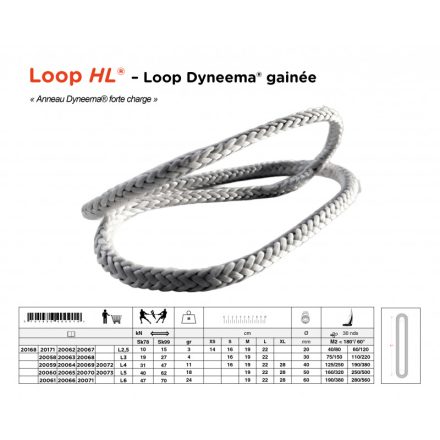Nagy teherbírású Dyneema® hurok | L HL®