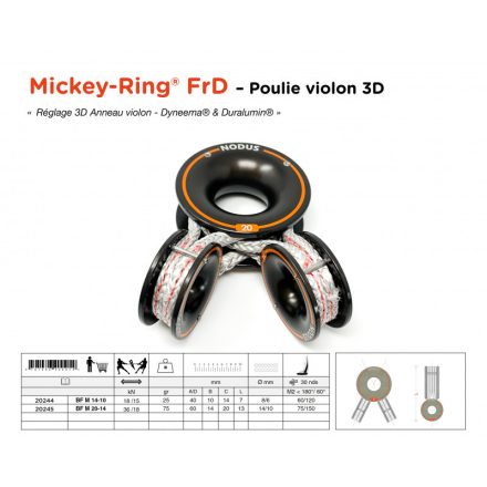 Violin csiga | Mickey-Rings® 3D állítással