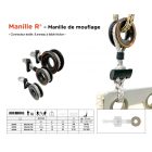 Felhúzókötél csúszógyűrű Dyneema® seklivel | Shackle R® csúszógyűrű