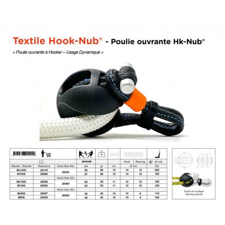 Hook-Nub | HK-Nub 60c Csiga kötélseklivel Pulley