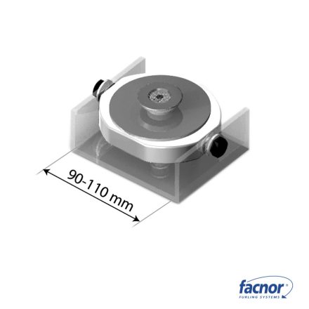 Rögzítőtalp hogonyveretre, 91-110 mm