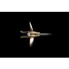 2 lapátos RA csukódó hajócsavar, egyenes kihajtásra