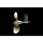 2 lapátos RA csukódó hajócsavar, egyenes kihajtásra