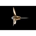 3 lapátos csukódó hajócsavar, ISO egyenes kihajtásra