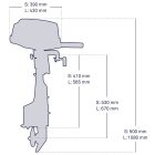 Mitek Elektromos Külmotor, 2.6 HP, 24 Volt, hosszú tribes