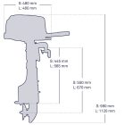 Mitek Elektromos Külmotor, 9.9 HP, 48 Volt, hosszú tribes